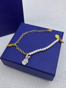 1 pièce Bracelet élégant et haut de gamme pour femme en forme de serpent avec cristaux rouges et base de bracelet réglable, idéal pour une utilisation quotidienne, cadeau parfait pour les fêtes pour les femmes