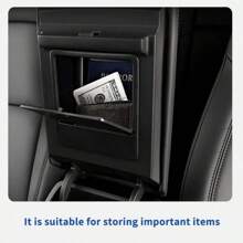 Armrest Hidden Compartment Storage Box - Secret Compartment Center Console Organizer For Model 3/Y (2020 - 2022)-XB-3022