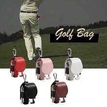 1pc Mini Golf Double Ball Bag Without Accessories, Outdoor Portable Mini Golf Bag, Waist Mounted Ball Spike Set Bag, Personalized Mini Double Ball Bag, No Accessories - Multicolor - View 6