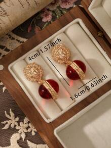 1 Par de Brincos Pendentes Retrô Boêmios Elegantes e Únicos Banhados a Ouro com Geometria, Adequados para Uso Diário, Festivais, Festas, Casamentos, Noivados, Viagens, Feriados, Presentes para Melhores Amigas, Joias