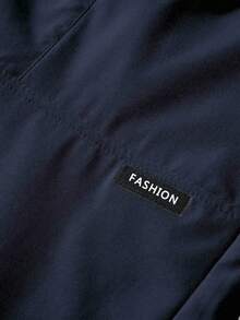 男士户外休闲轻便速干直筒抽绳运动裤，春夏 - 藍色 - 查看 5