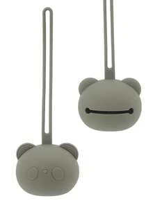 1 szt. Torba do przechowywania smoczka dla niemowląt, przenośny silikonowy pokrowiec na smoczek podróżny, łatwy do czyszczenia wiszący uchwyt na smoczek - Wielokolorowe - Zobacz 17