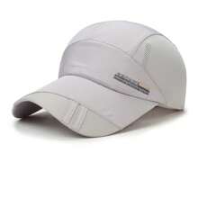 Gorra de béisbol transpirable con protección solar para exteriores, golf, pesca, de secado rápido y ajustable para deportes como correr