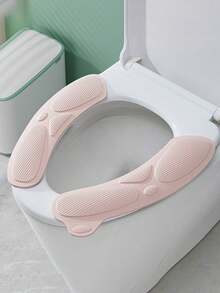 1 Pc Universal Toilet Lid Cover, Warm Toilet Seat Cover, Home Bathroom Accessories For Winter Bathroom Decor Summer