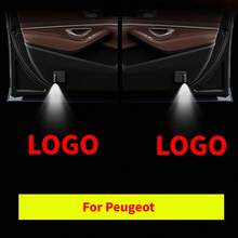 2 buc Lumini de București Auto Wireless cu Funcție de Proiecție, Lumini LED de Bun Venit, Lumini cu Logo pentru Ușă Auto cu Senzor Automat, Potrivite pentru Audi, BMW, Nissan, Peugeot, Chevrolet și Alte Modele de Autoturisme, Lumini Decorative de Bun Venit cu Senzor Automat, Decorațiuni Auto, Accesorii pentru Interiorul Autoturismului