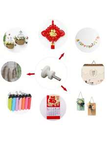 10 à 60 pièces Mini crochets muraux, sans trace, pour cadre photo