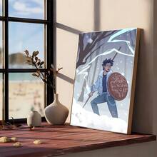 1 件现代卡通 P 珀西·杰克逊海报帆布画俱乐部酒吧纸质复古海报墙壁艺术画卧室书房贴纸无框架 - 彩色 - 查看 19