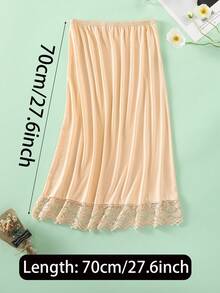 3件/2件/1件,长度35.4英寸/31.5英寸/27.6英寸/23.6英寸,纯色蕾丝款,细蕾丝款,长蕾丝款,中长款,防透光,防漏光,防静电,多尺码,有弹性,均码,半身,松紧腰裙,腰部配饰,有衬裙,适合搭配长裙,晚礼服,透气面料,适合日常居家通勤穿着 - 彩色 - 查看 16