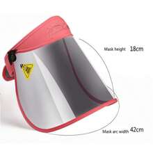 1pc Summer Versatile Large Lens Sunshade Top Hat, Freely Curled And More Portable Breathable Sun Protection Big Edge Sun Hat Riding
