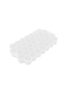 1pc 37-Grid Honeycomb Ice Cube Tray, Silicone Ice Cube Mold With Easy Release For Home Use - Multicolor - View 11