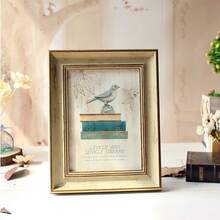 1 件复古相框小号 4x6、5x7、6x8 乡村风格相框，水平和垂直，壁挂或桌面展示，非常适合家庭和办公室装饰、家居装饰、肖像相框、结婚周年纪念复古海报框、圣诞节复古别致礼物 - 彩色 - 查看 20