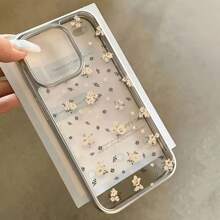 Flower Phone Case Flower Shiny TPU Anti-Drop Dopamine Molecule Design Phone Case, Compatible With IPhone Series IPhone11, IPhone13, IPhone12 Pro Max, IPhone13 Pro Max, IPhone15 Pro Max, IPhone14 Pro Max