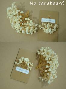 25/50/100/300pcs Preserved Baby's Breath Flowers, For Aromatherapy, Food Decor, Vase Filler, Home Decor, Hair Accessories, Wedding Wreath