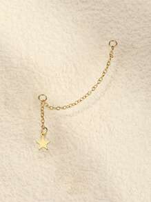 1 Pc DIY Tassel Chain 925 Sterling Silver Earring For Women Vintage Earring Accessories Minimalist Wedding Party Bridal Jewelry Fine Jewelry