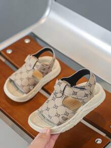 Sandali casual con suola morbida per bebè unisex, scarpe da passeggio versatili per bimbi in estate