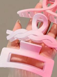 Set de 8 pinzas para el cabello de color rosa soñador, incluye diseños de flor, mariposa y formas geométricas minimalistas en tonos de rosa degradado y sólido, suaves y atractivos, fáciles de crear peinados dulces - Adecuado para niñas y mujeres, esencial para el peinado diario, accesorios para el cabello de otoño para todas las estaciones, pinzas de moda elegantes para el cabello de invierno para looks de vacaciones