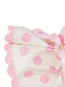 Bolsa Transversal Divertida e Fofa com Formato de Doce e Estampa de Poá para Meninas, Bolsas e Bolsas Novidade, Bolsa de Ombro e Bolsa Clutch para Mulheres