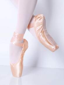 Daydance Zapatillas de ballet para puntas para mujeres, zapatillas de danza de satén
