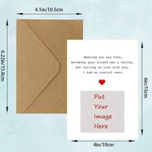 [Personalisiert] Personalisierte individuelle Foto-Grußkarten mit Umschlag, personalisiert für Liebe, Geburtstag, Vermissen und Jahrestag - Ideales Geschenk für Partner oder Freund, Neujahrskarte, mit Paar-Fotos, Liebesbrief, Valentinstag, Multifunktional, Briefmarken, minimalistisch dekorativ, modern einzigartig, personalisiertes Hochzeitsgeschenk, vielseitig, langanhaltend, dekorativ, wiederverwendbar, exquisit, stilvolles, hochwertiges, buntes, modernes, individuelles, personalisiertes, einzigartiges, ideales Geschenk für ihn, ideales Geschenk für sie, Freund, Vater, Freundin, Mutter, Familie, Freunde, Teeraum, Zuhause, Garten, Büro, für Jahrestage, für Valentinstag, für Muttertag, für Geburtstage, für Vatertag, für Abschluss, für Hochzeiten, für Einweihung