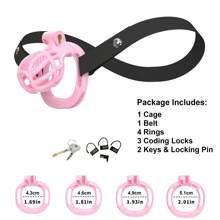 Haifan Chastity Auxiliary Belt Cock Cage For Men Stylish Honeycomb 3D Printed Resin Penis Cage With 4 Sizes Rings SM Products Adults Sex Toys