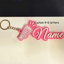 1pc Customized 3D Printed Name Tag, Colorful Cheer Megaphone Keychain/Pendant, Sports/Graduation Party Gifts,Junior High School Students,Middle School Students,High School Senior High School Students,College Students,University Students,Freshman,Sophomore,Underclassmen,Durable,Colorful,Cute,Adorable,Funny,Kawaii,Y2K,Stylish,Unisex,Casual,Custom,Personalized,Unique,Customized,Ideal Gifts For Him,Ideal Gifts For Her,Her,Boyfriend,Girlfriend,Family,Friends - 3D Keychain - View 21