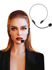 1PC Rock Star Costume Accessories Headset, Cosplay Fake Microphone Rock Star Singer Microphone Headpiece Costume Accessory Prop Black Fake Microphone Headset Costume Prop Rockstar Costume Accessories, Rock Star Singer Costume Headset Mic, Head Microphone Headphones Costume Accessory Prop For Cosplay Music Party Halloween