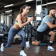 طقم أربطة الكاحل للتايكوندو، أحزمة المقاومة لتدريب قوة الساق، تجهيزات حماية رياضية متنوعة، تشمل الحبل المطاطي وحلقة القدم والمشبك - وردي - مشاهدة 4