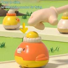 2pcs Cartoon Pull Back Toys Chicken Style Push Car Toy For Kid Pressing Inertia Car Toy With Color Cognition Gift For Kid Birthday - Multicolor - View 4
