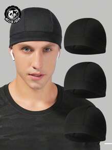 Musion Doublure de casque en maille absorbante de la transpiration, calotte crânienne à séchage rapide, Bonnet de sport pour coureur, motocycliste