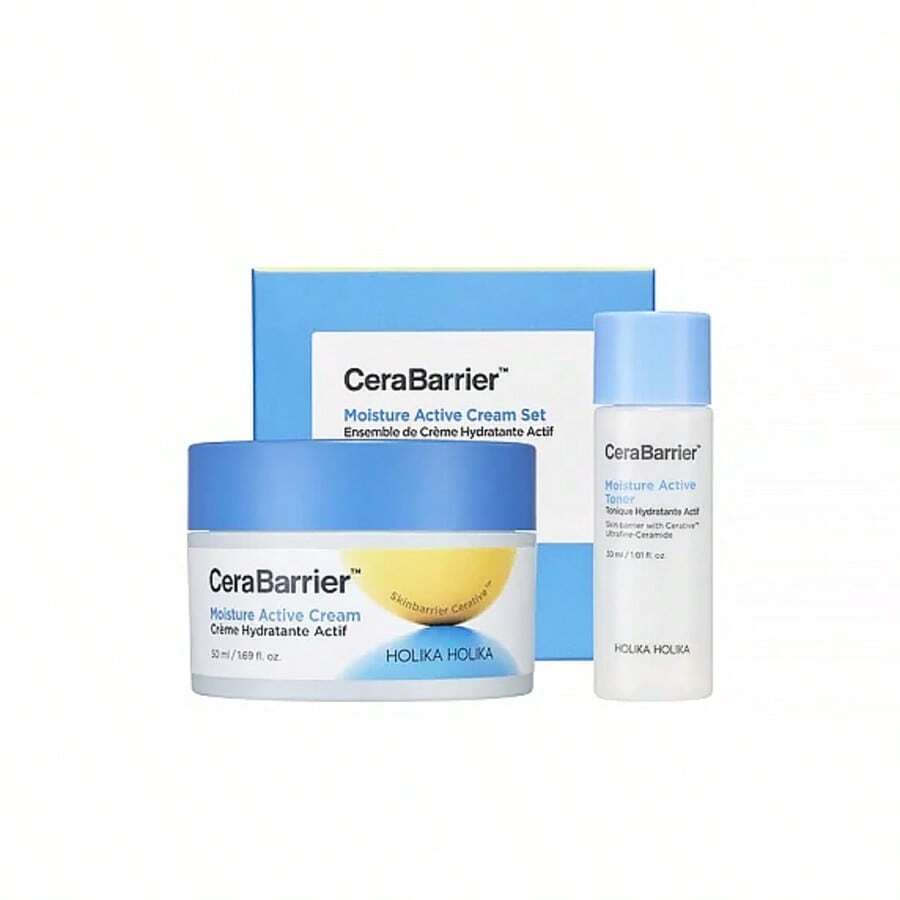 HOLIKA HOLIKA CeraBarrier Moisture Active Cream Special Edition 50 ML + Toner 30 ML - Clear - View 1