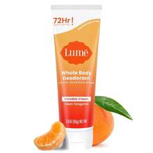 2 Pcs Deodorant - Invisible Cream Tube - 72 Hour Odor Control - Aluminum Free, Baking Soda Free, Skin Safe - 3.0 Ounce (Pack Of 2) (Clean Tangerine) - Burnt Orange - View 3