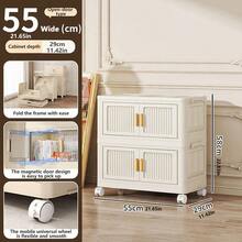5/4/3/2/1 Layer Home Use Combination Wardrobe, Foldable Wardrobe With Drawers, Children Bedroom Wardrobe, High Capacity Dust-Proof Wardrobe