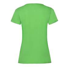 Fruit of the Loom Womens/Ladies Valueweight TShirt (Lime Green) - 青檸色 - 查看 2