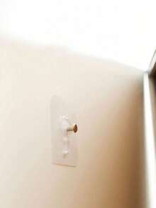 1/3/5/10个装免钻孔粘胶壁挂式相框支架，无损墙面安装，坚固耐用的不锈钢材质，适用于客厅、卧室、厨房、浴室、办公室等场所的收纳整理，现代家居装饰展示架 - 彩色 - 查看 3