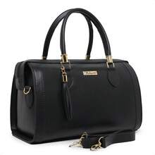 Women's Crossbody Shoulder Bag 8130 Colors Modern Soft Luxury Walking Schiareli - 黑色 - 查看 7