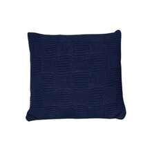 Kit Of 3 Decorative Knitted Cushion Covers For Sofa Bed Checkered Home Decor