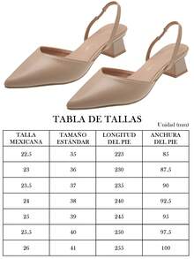 GlamourGrip Zapatos de tacón alto para mujer, elegantes y a la moda, con punta fina y tacón ancho, diseño cómodo y transpirable, con escote bajo y banda elástica, ideales para uso diario, fiestas, eventos formales, graduaciones, festivales, vacaciones y verano - Albaricoque - Ver 9