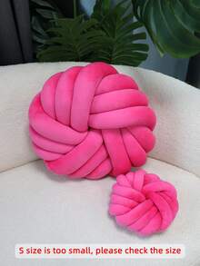 1入迷你手掌形裝飾靠墊，適用於沙發、咖啡桌、臥室或床邊裝飾 - 玫紅色 - 查看 1