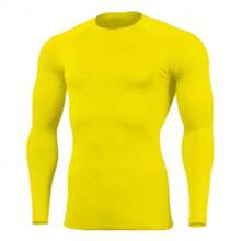 Thermal Shirt UV Protection 50+ Second Skin T-Shirt Cold Mesh Blouse Unisex Gym Long Sleeve