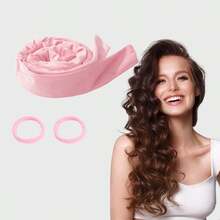 Băng đô uốn tóc không dùng nhiệt, Ruy băng uốn tóc không dùng nhiệt kèm dây buộc tóc, Ruy băng uốn tóc, Dụng cụ tạo kiểu tóc xoăn tự nhiên mềm mại DIY - Nhiều màu - Xem 13