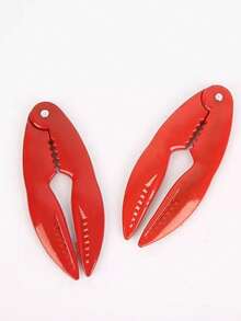 1pc Random Color Walnut , Nut Clip, Kitchen Supplies, Crab Sheller, Crab Tool - Red - View 3