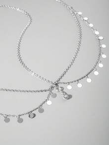 imoli 1 chiếc dây cài tóc tua rua hình tròn bằng kim loại tối giản, thanh lịch, làm thủ công, cắt theo kích cỡ (số lượng đĩa có thể thay đổi), quà tặng đám cưới/tiệc tùng, dành cho cô dâu tương lai, phụ kiện tóc cho nữ. - 26336-1-S - Xem 6