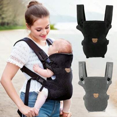 1pc Multifunctional Breathable Baby Carrier, All-Season Use, Detachable Design, Ergonomic, Convenient For Outdoor, Perfect Baby Shower Gift