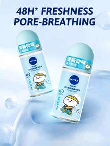 Energy Fresh Roll-On Antiperspirant Deodorant, Fresh Lemon Scent, Lemongrass Extract Essence, Cooling & Brightening Skin, Long-Lasting For Refreshing & Odor Protection, Suitable For Various Occasions (50ML/1.76Fl Oz) - Energy Fresh - View 3