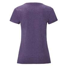 Fruit of the Loom Womens/Ladies Iconic 150 TShirt (Heather Purple) - 紫色 - 查看 2