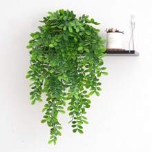 1/3/5PCS Artificial Hanging Plant, Fake Hanging Plant, Potted Green Plant, Artificial Eucalyptus, Pomelo Leaf , Mother's Day Gifts, Birthday Bifts, Graduation Season Gifts,Wedding Season, Suitable For Indoor And Outdoor Decoration Of Family Gardens