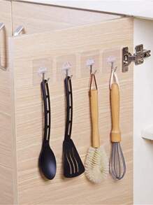 10-100 szt. Mocny lepki hak, samoprzylepny hak ścienny, wodoodporny hak do zawieszania, wieszak ścienny do łazienki i toalety bez śladu, wielofunkcyjny wiszący hak do przechowywania na ścianie