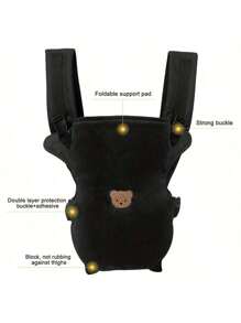 1pc Multifunctional Breathable Baby Carrier, All-Season Use, Detachable Design, Ergonomic, Convenient For Outdoor, Perfect Baby Shower Gift