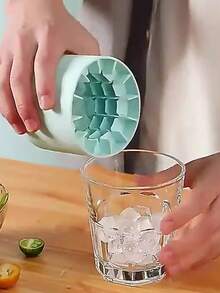 Khuôn làm đá viên Squeeze Quick Freeze, Khay làm đá, Xô làm đá dùng trong gia đình - Nhiều màu - Xem 7