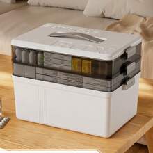 Medicine Box Storage Box, Sealed And Moisture-Proof With Lid, Multi-Layer Medicine Box. The Storage Of Medicine Is Convenient And Fast To Carry, Suitable For Outdoor And Household Use